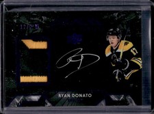 Ryan Donato 2018-19 UD Black #OS-RD Obsidian Scripts Patch Auto /25 Purple