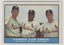1961 Topps Power For ( ) Daryl Spencer Bill White Ernie Broglio #451 n1u