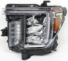 OEM Left Driver Side LED Headlamp For 2020-2022 GMC Sierra HD 84738614 Lens Flaw