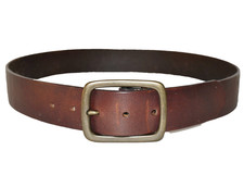Vintage GAP Dark Brown Leather Classic Belt MEDIUM