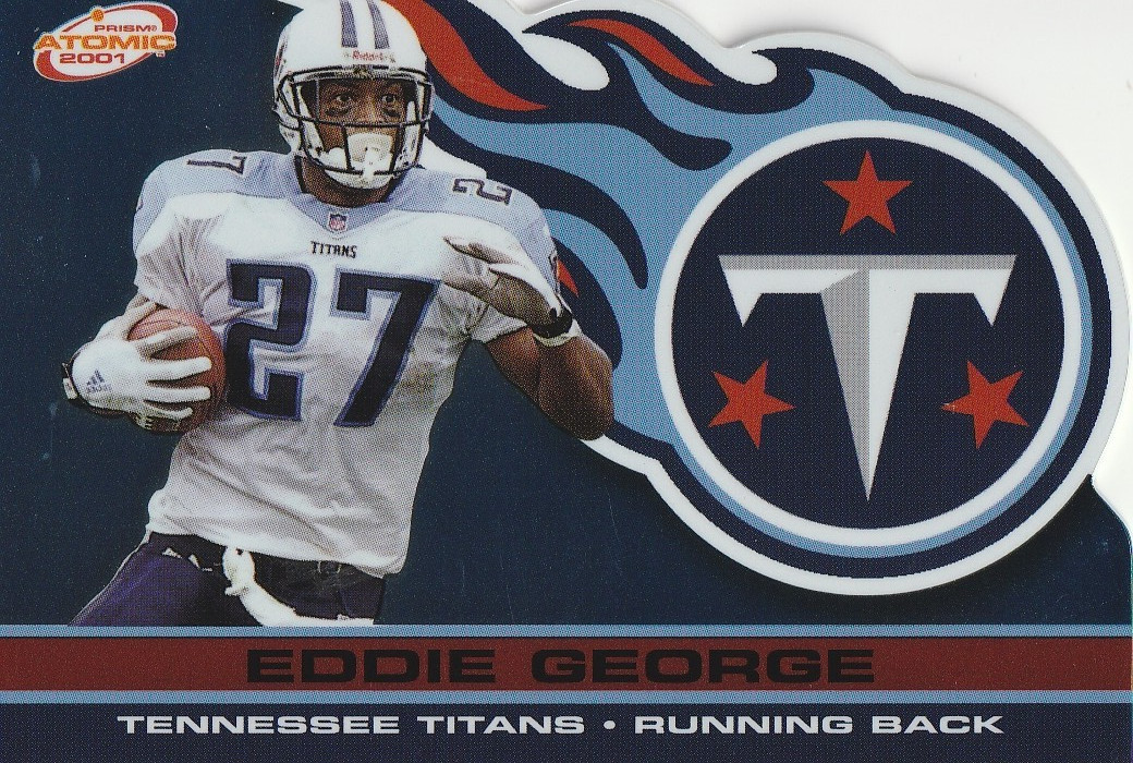 2001 Pacific Prism Atomic Red #141 Eddie George/310