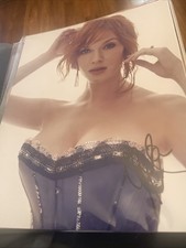 Christina Hendricks signed 8x10 Picture Photo autographed with COA