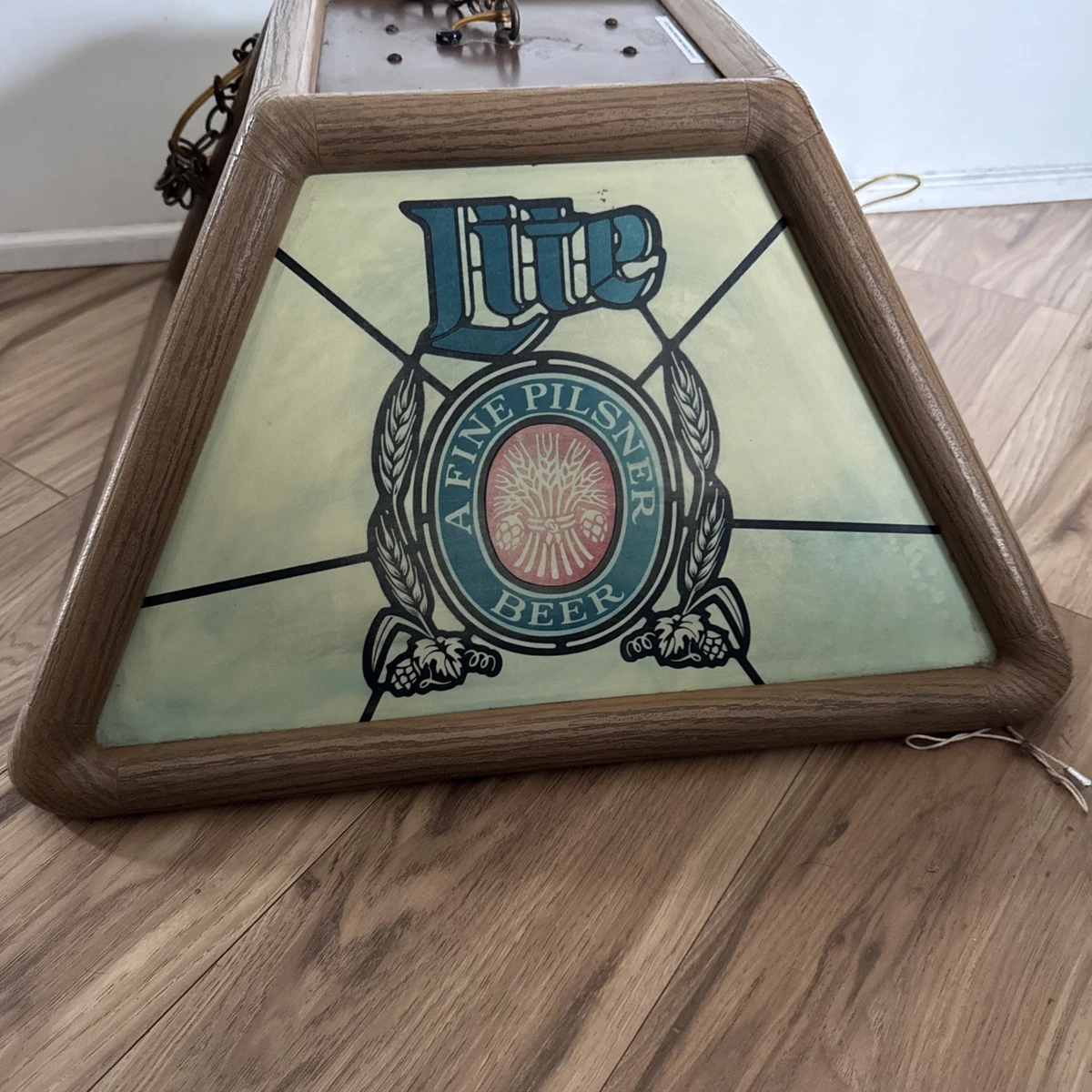 Pool Table Bar Light In Collectible Miller Signs & Tins | eBay
