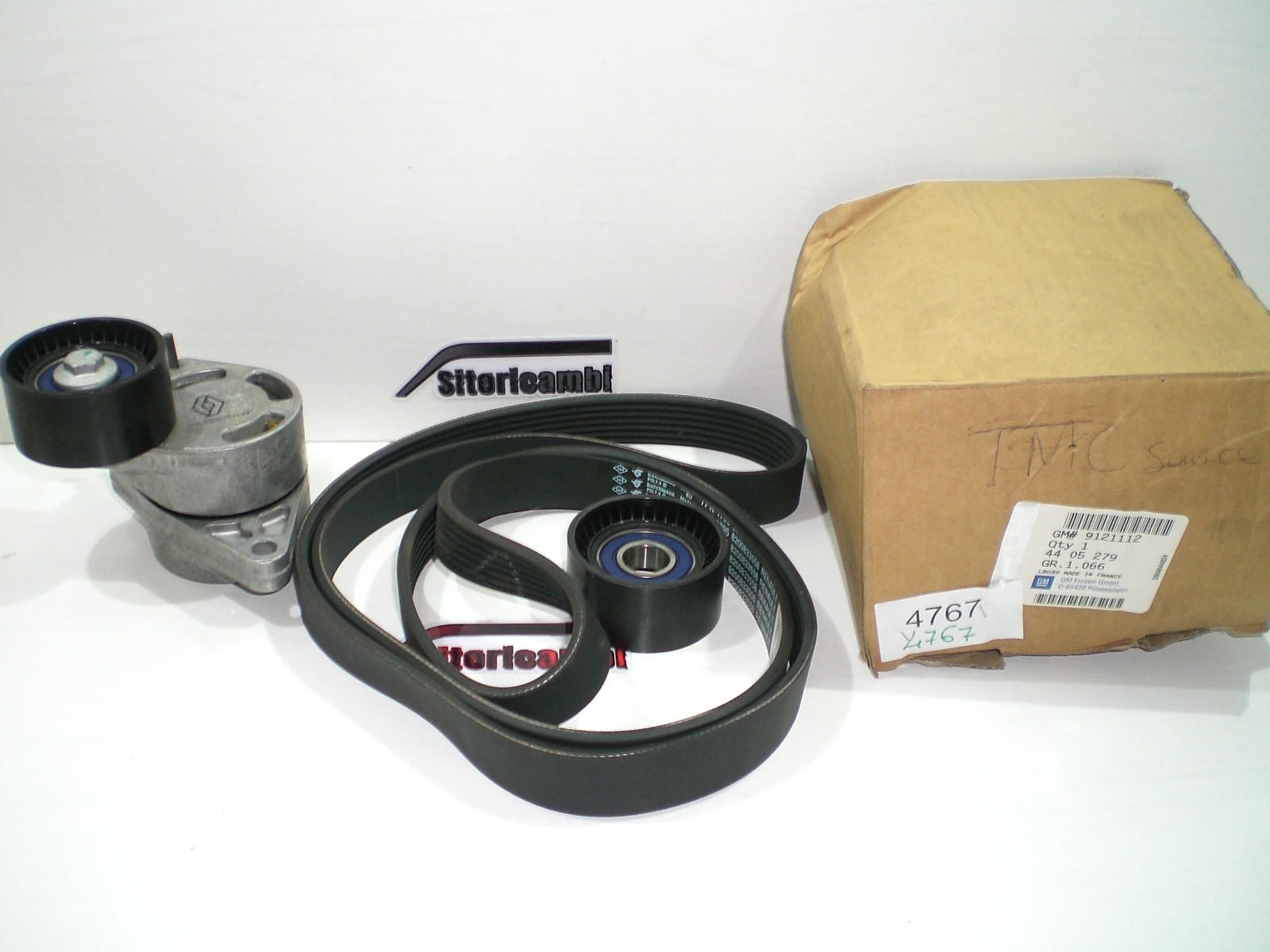ORIGINAL AUXILIARY SERVICE BELT KIT SUITABLE FOR OPEL VIVARO