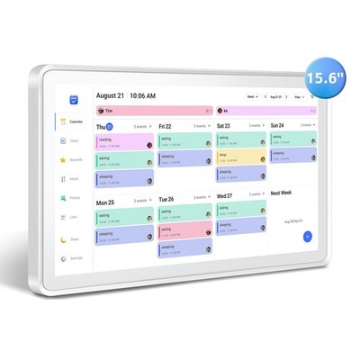 Digital Calendar 15.6'', Touch Screen Electronic Calendar & Planner Wall Mount...