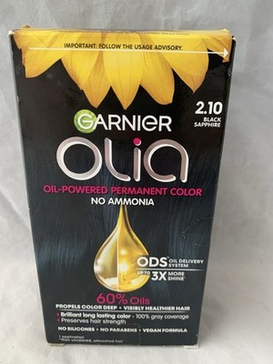 Garnier Olia Vegan Formula Permanent Hair Color Black 2.10                    S2