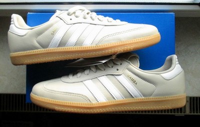 ADIDAS SAMBA OG UNISEX BASIC SNEAKER  SAND BEIGE WEISS WHITE 9, 10,5 43 1/3 NEU 