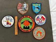 VINTAGE LOT OF SHOOTING JACKET PATCHES POLICE TOWNSHIPS   PBA PISTOL SHOOT