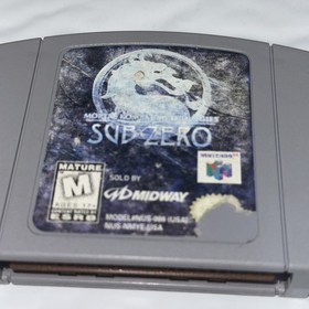 Mortal Kombat Mythologies: Sub-Zero Nintendo 64 N64 Authentic Cleaned Tested