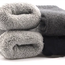 5Pack Men Wool Crew Thermal Heavy Duty Casual Classic Sport Boot Work Warm Socks