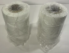 2 Spools - 9 Cord Waxed Twine For Lacing, Whiplocking Etc 8OZ NOS