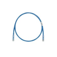 12 ft Panduit UTP28X12BU 28 AWG Copper Cat 6A UTP Patch Cord Blue