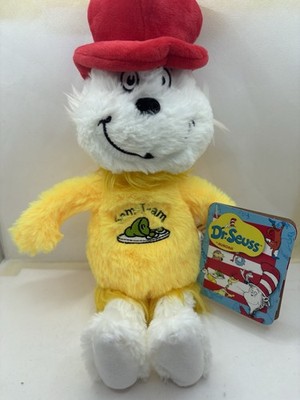 Aurora Dr. Seuss Sam I Am Plush 12'' Green Eggs & Ham Stuffed Animal - NWT