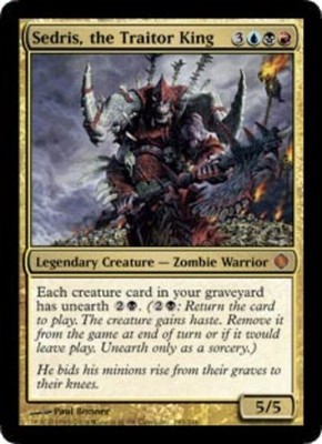 1x Sedris, the Traitor King - Foil Light Play MTG Magic - Kid Icarus -