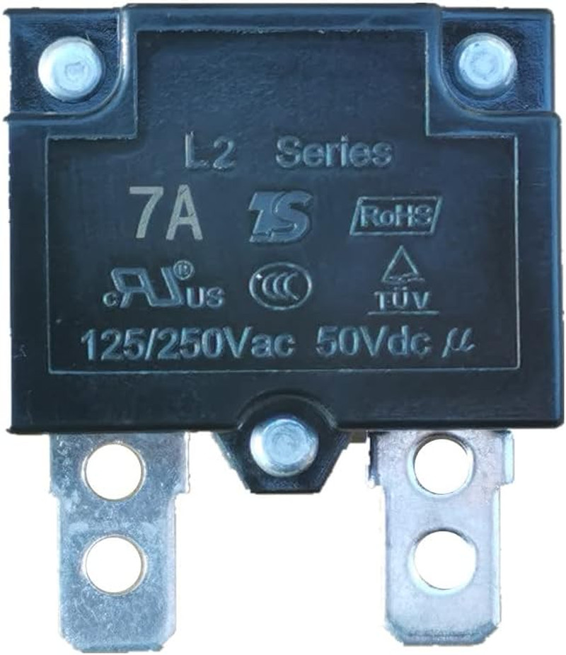 2Pcs 7A 125/250Vac 50Vdc Automatic Reset Relay Fuse Therma Switch Circuit Bre...