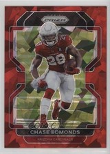 2021 Panini Prizm Red Ice Prizm Chase Edmonds #77 1n0
