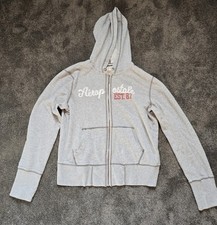 Aeropostale Womens Full Zip Hoodie XL Gray