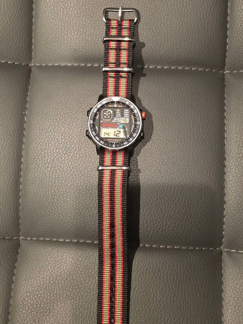 Citizen Digital Sports Wind Jack Wristwatch Yacht Timer Vintage Mens Watch image 4