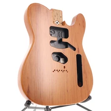 Telecaster Body Unfinished Roasted Pine Tele Body w/Basecoat 4lb 5oz