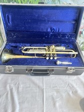 Vintage Corton Brass Trumpet, With Mouth Piece And Hard Case