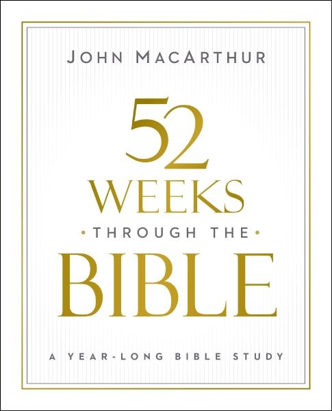 52 Weeks Through the Bible, Paperback by MacArthur, John F., Like New Used, F...