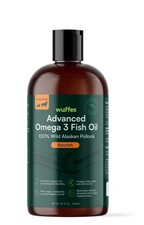 Wuffes Omega 3 Fish Oil for Dogs, 100 Pure Wild Alaskan Fish Oil 16 Oz NEW
