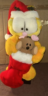 Vintage 20  Animated Garfield figurine NO Plug In Untested