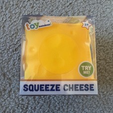 Squeeze Cheese Squishy Toy by Toymendous /Sunny Days New in box