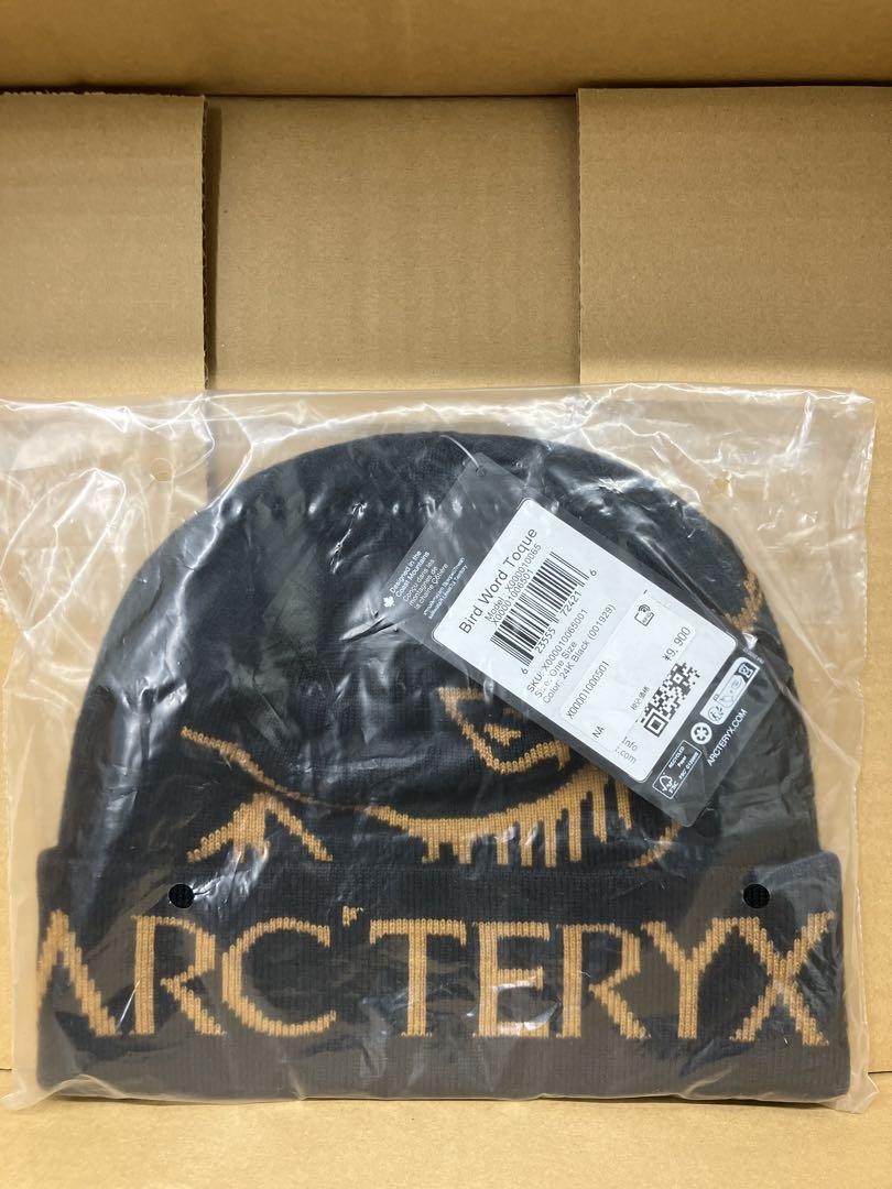 Arc'teryx Bird Word Toque Beanie 24K Black Fall Winter 2025