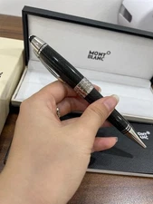 Montblanc JFK Carbon Ballpoint Pen – Classique Luxury Edition 2025, New in Box