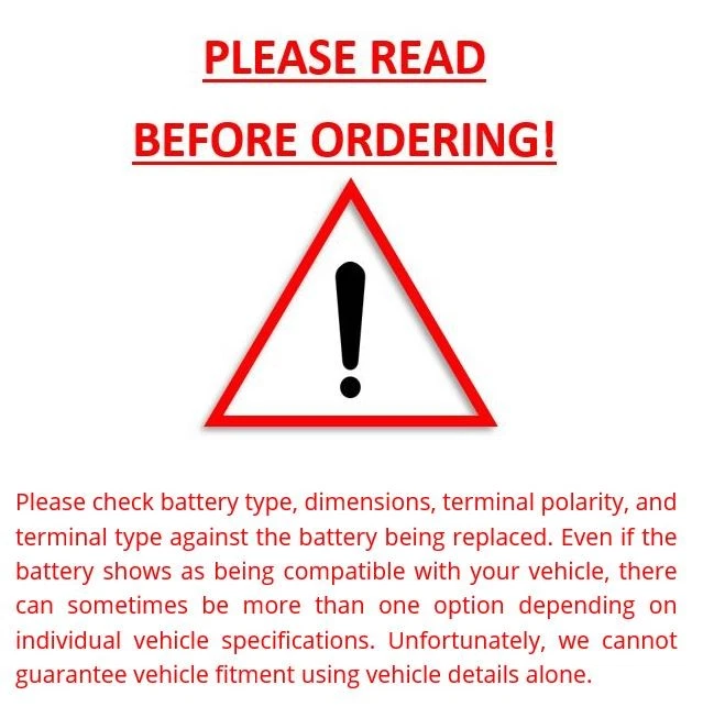 Battery fits TOYOTA RAV4 YARIS HILUX YARIS VERSO LAND CRUISER PRADO 069 - Image 3 of 4