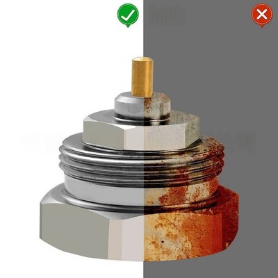 3 Stück Adapter für M30x1,0 auf M30x1,5 Gewindegrößenänderung an Heizkörpe