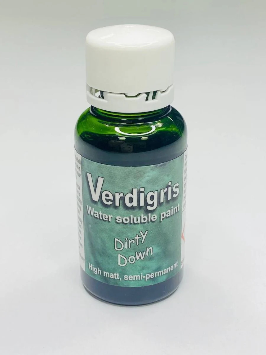 Dirty Down Verdigris Effect 25ml - Water Soluble Paint