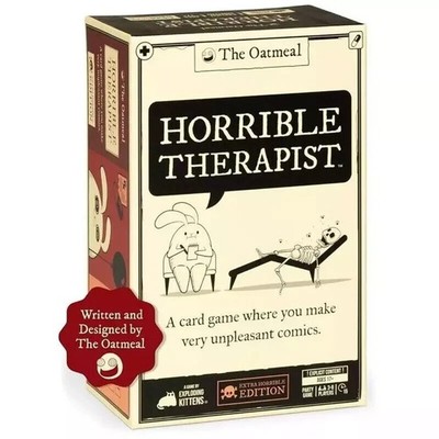 Exploding-Horrible-Therapist-Card-Game-Kittens-Fun-Family-Adults&Ages--17+
