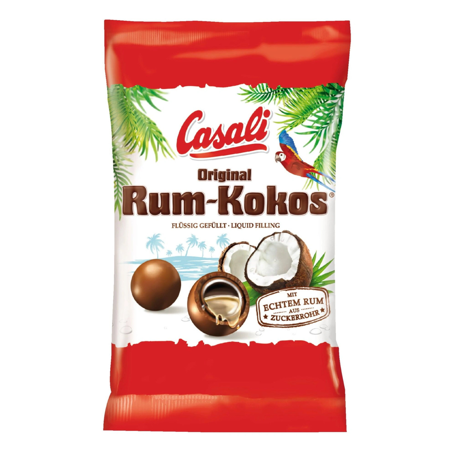 CASALI Rum-KOKOS Coconut chocolate balls in MILK chocolate 100g1 ct FREE SHIP 2090₽