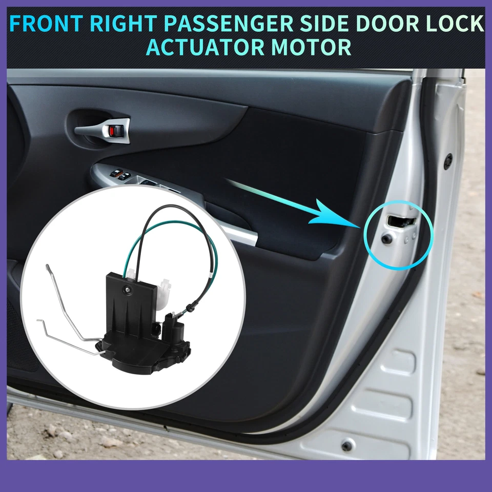 Piece of 1 Front Right Side Door Lock Actuator Motor fit for Kia Spectra SX - Image 2 of 4