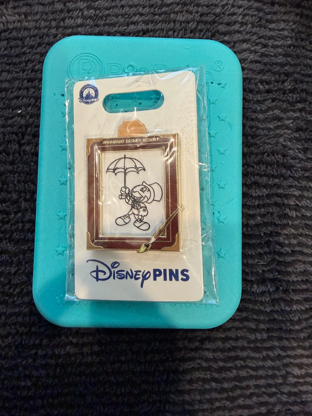 Disney Pin Jiminy Cricket Slider Pin Pinocchio Shanghai Disney Resort 2026