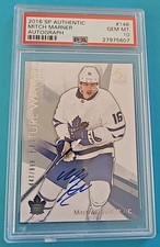 2016-17 Mitch Marner SP Authentic #148 Future Watch Rookie Auto RC /999 PSA 10