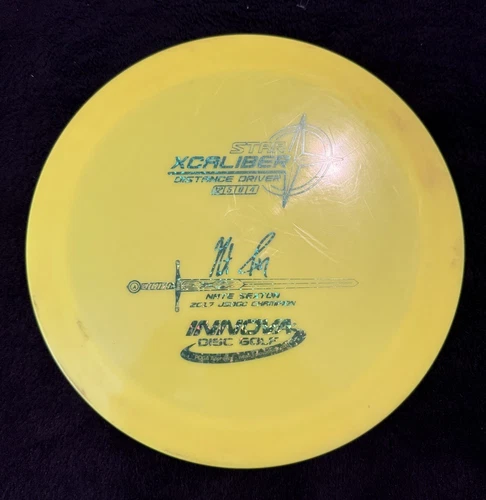 Innova Star XCaliber Nate Sexton Signature Stamp 2017 Limited Run Rare Yellow