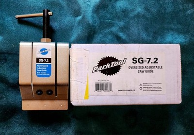 Park Tool SG-7.2 Oversized Adjustable Saw Guide for Carbon & Steel Tubes - Excel
