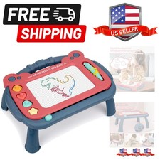 Magnetic Drawing Board for Toddlers 3, Color Erasable Doodle Writing Pad, Lea...