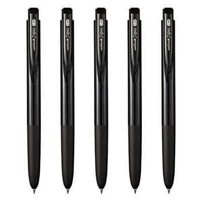 Signo RT1 Retractable Gel Ink Pen, Ultra Micro Point 0.28mm, Rubber Grip, Bla...