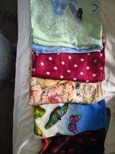 ?? Bundle of 6 Lightweight Polyester Scarves / Headscarves