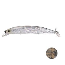 Hideup HU Minnow 111FS Floating Swimmer Lure #252 Cold Clear Shad 125mm New