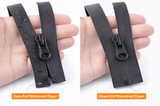 Waterproof Windproof Heavy Duty Black Nylon Zip 10"-40" Jacket Tent Zipper