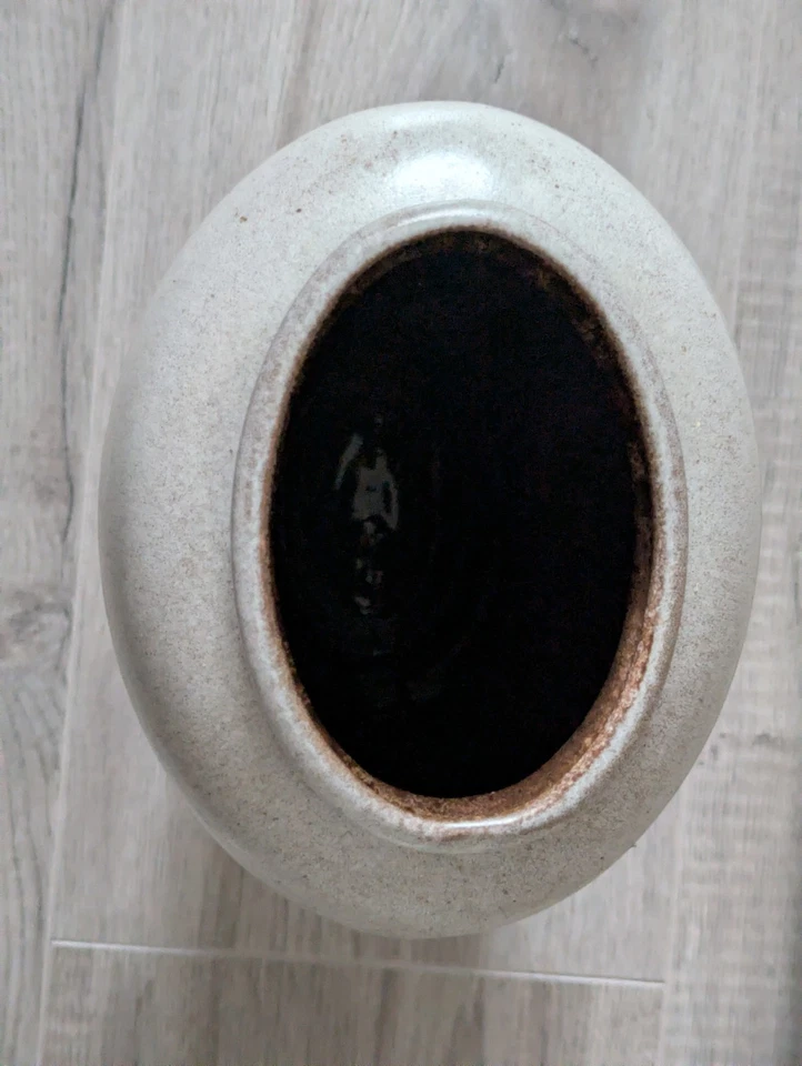 Deko Keramik Blumen Vase W. Scheurich Germany 504 30 Grau Braun Top Zustand  - Bild 2 von 4