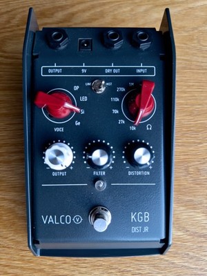 Valco KGB DIST JR - Distortion/Fuzz Rat Style Pedal - Silikon, Germanium, Blend