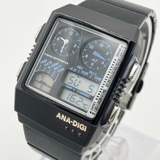 Citizen Ana-Digi Temp Watch Battery Replaced   Working Condition