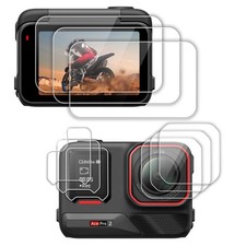 FiTSTILL 9PCS Lens LCD Screen Protector for Insta 360 Ace Pro2,Tempered...