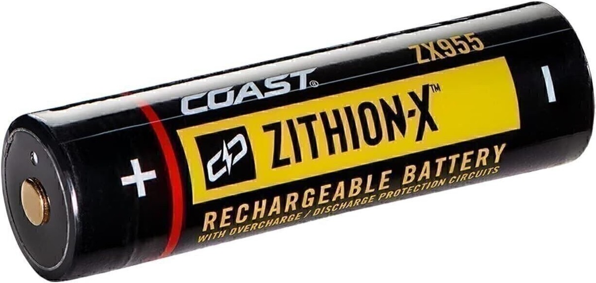 バッテリー Coast ZX955 ZITHION-X Li-Ion Rechargeable Battery for The EAL18